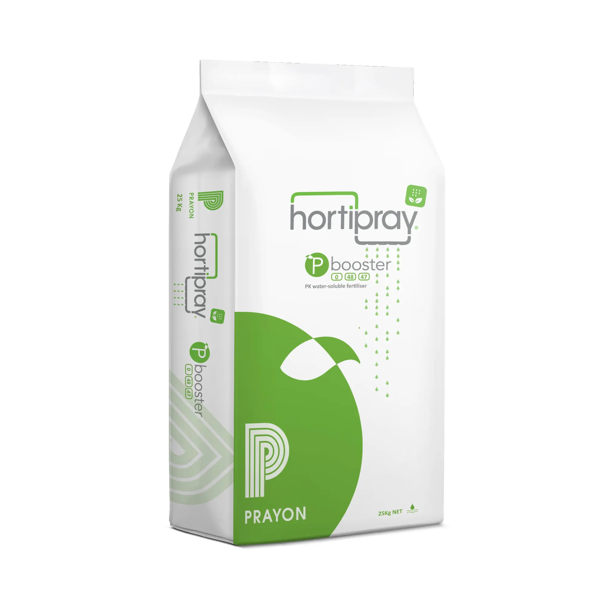 25 kg bag of Hortipray P booster (0-48-47) fertilizer from Prayon, water-soluble PK fertilizer
